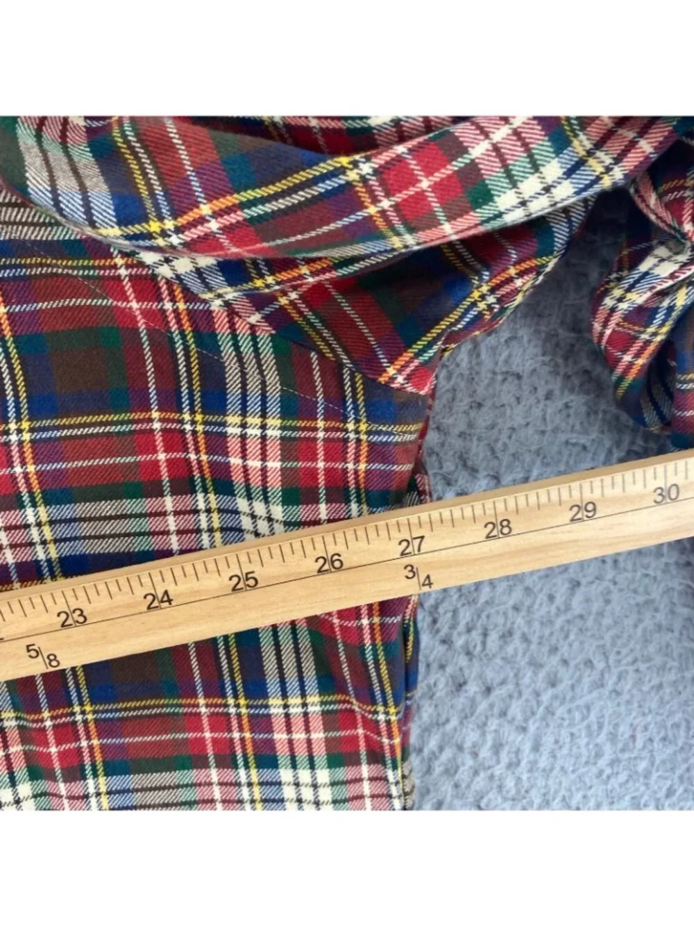 Polo Ralph Lauren Shirt Men XXL Classic Fit Red Plaid Cotton Flannel Long Sleeve